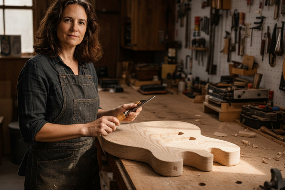 Corpo da guitarra influencia o som