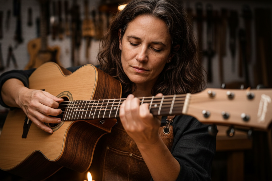 Guitarra com perda de sustain