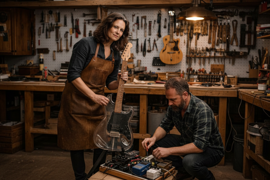 referência de timbre para guitarra