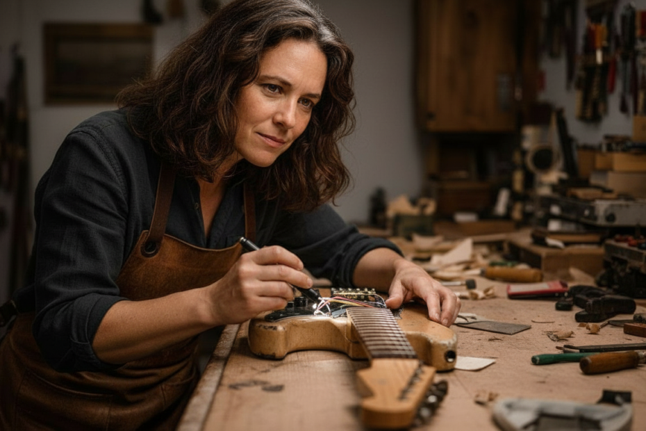 solução para som travado da guitarra