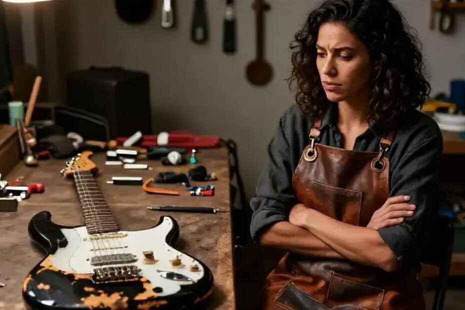 modificação de guitarra com upgrades e melhorias de som