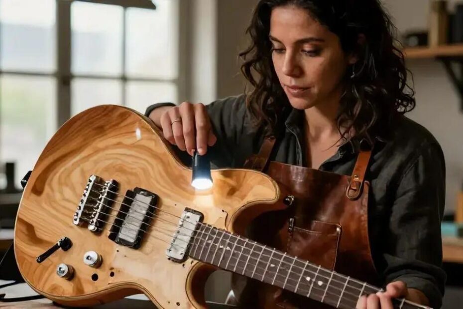 Como o som se propaga na guitarra