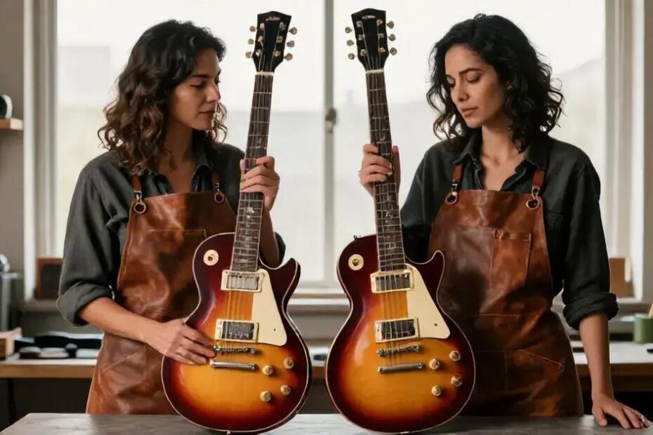 Efeito do tempo no timbre da guitarra